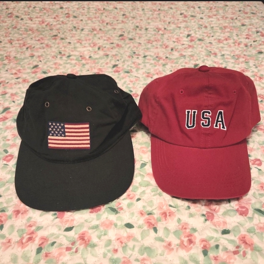 Set Of Liz Claiborne & Dorman Pacific Patriotic Caps